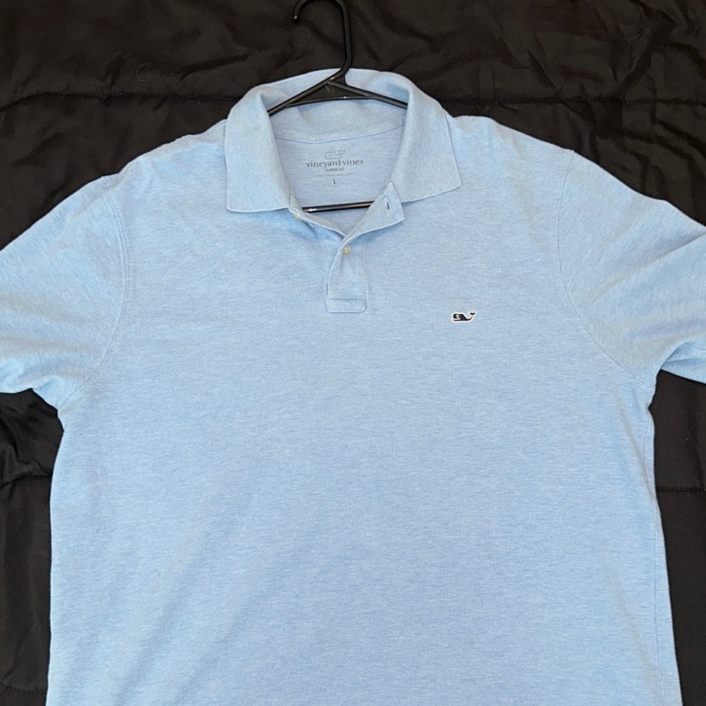 Vineyard Vines Blue Polo Shirt Classic Style